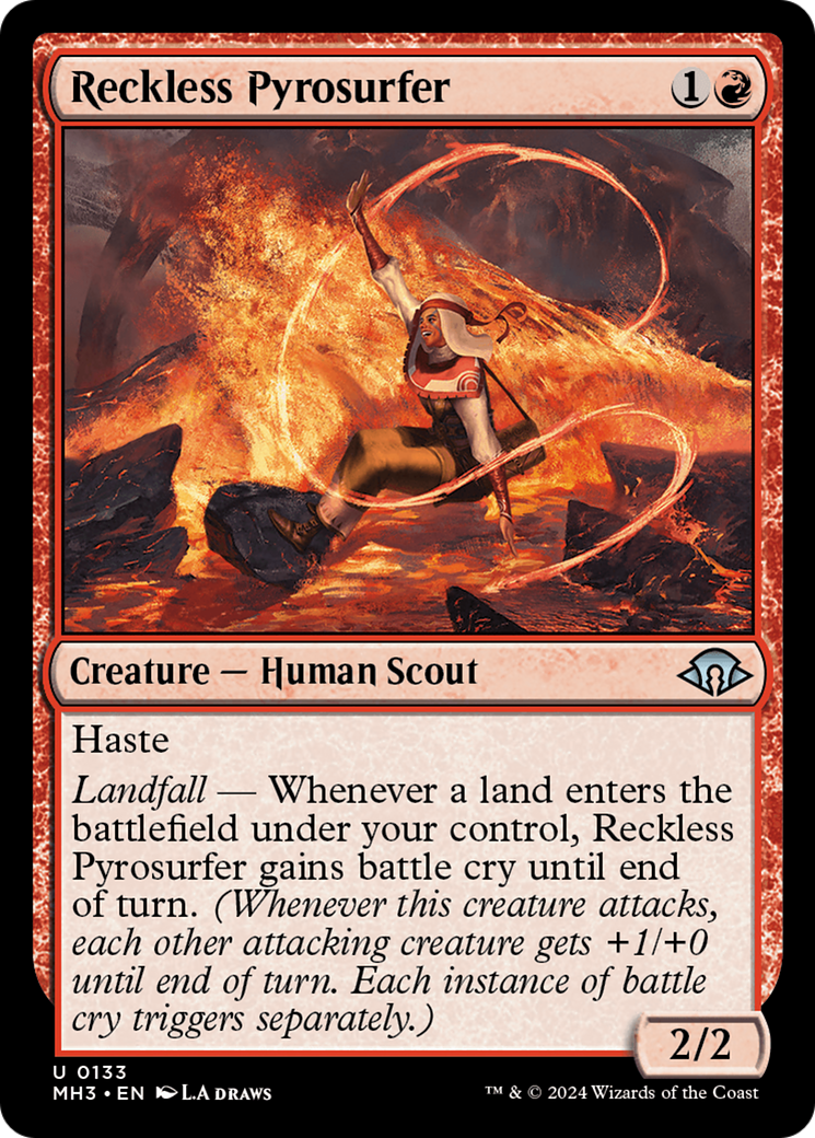 Reckless Pyrosurfer (MH3-133) [Modern Horizons 3]