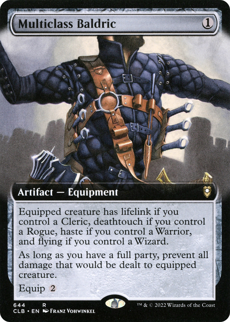 Multiclass Baldric (Extended Art) (CLB-644) [Commander Legends: Battle for Baldur's Gate]