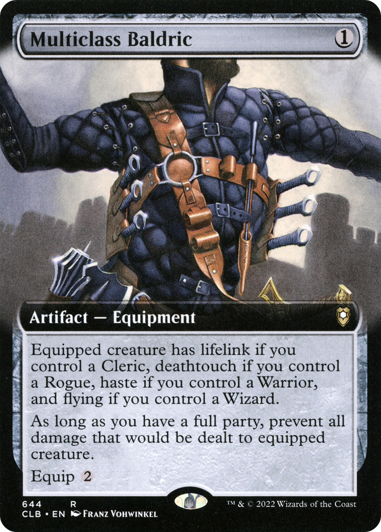 Multiclass Baldric (CLB-644) [Commander Legends: Battle for Baldur's Gate]: (Extended Art)