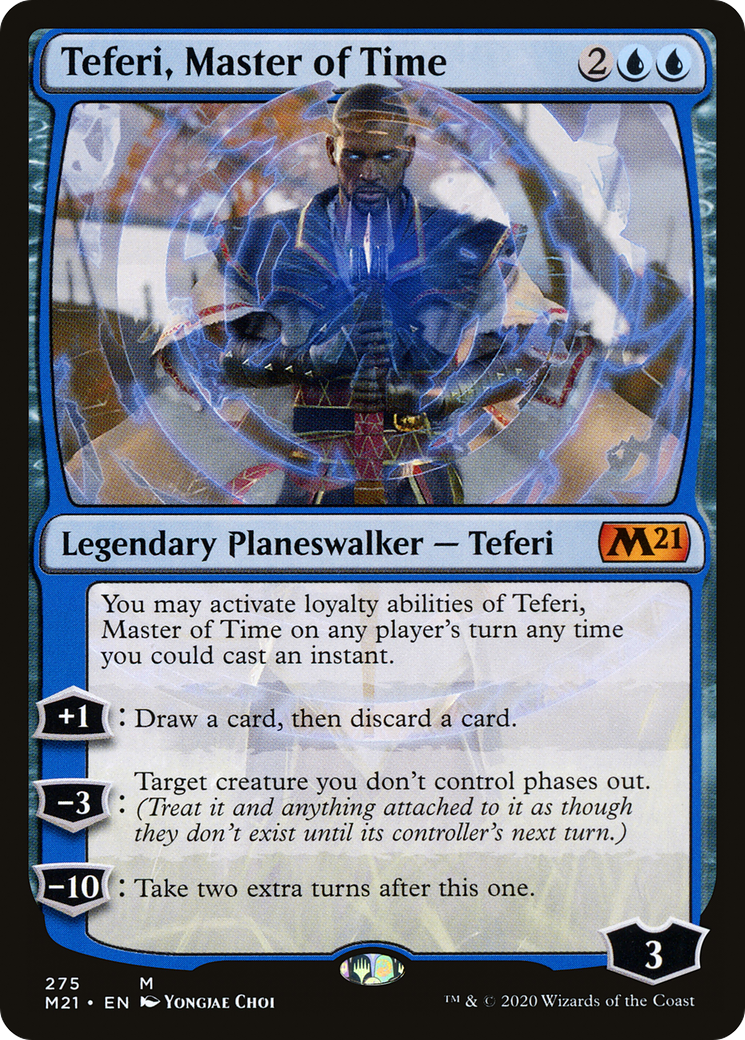 Teferi, Master of Time (M21-275) [Core Set 2021]