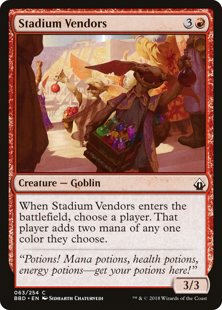 Stadium Vendors (BBD-063) [Battlebond] Foil