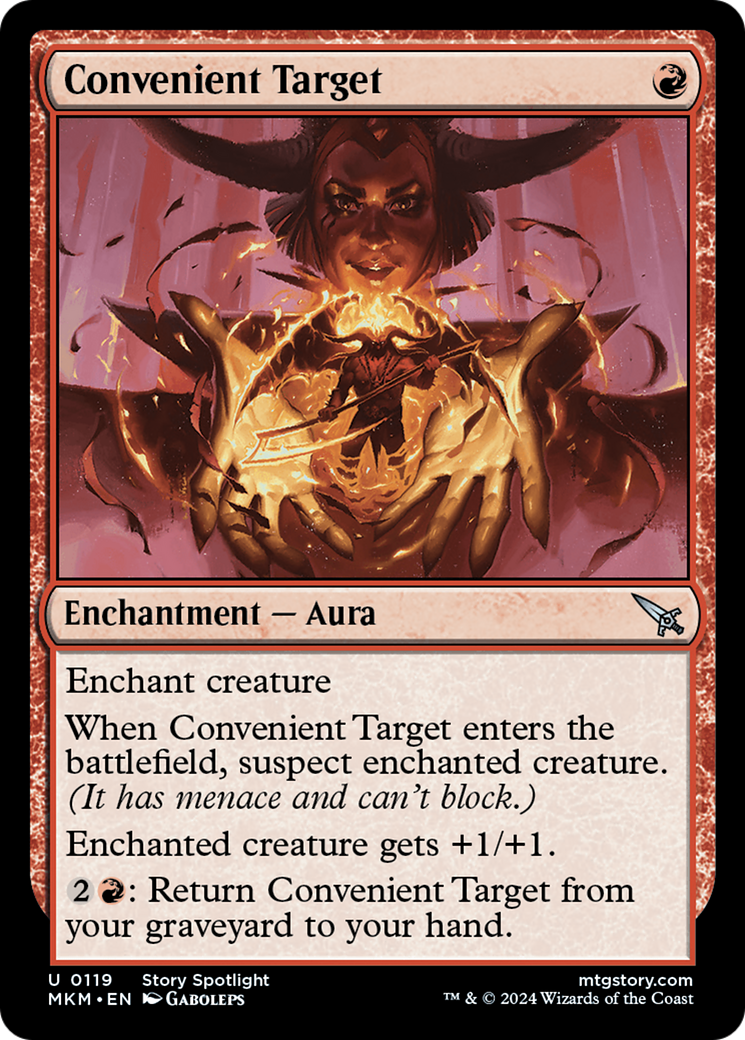 Convenient Target (MKM-119) [Murders at Karlov Manor] Foil