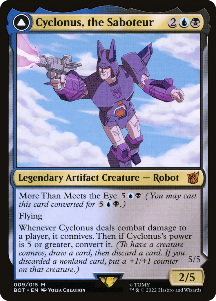 Cyclonus, the Saboteur (BOT-009) [Transformers]
