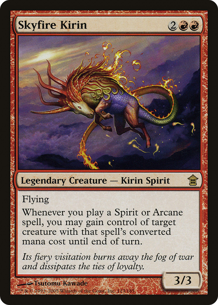 Skyfire Kirin (SOK-113) [Saviors of Kamigawa]