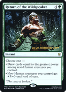 Return of the Wildspeaker (PRE-172S) [Throne of Eldraine Promos] Foil