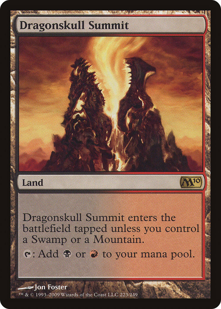 Dragonskull Summit (M10-223) [Magic 2010] Foil