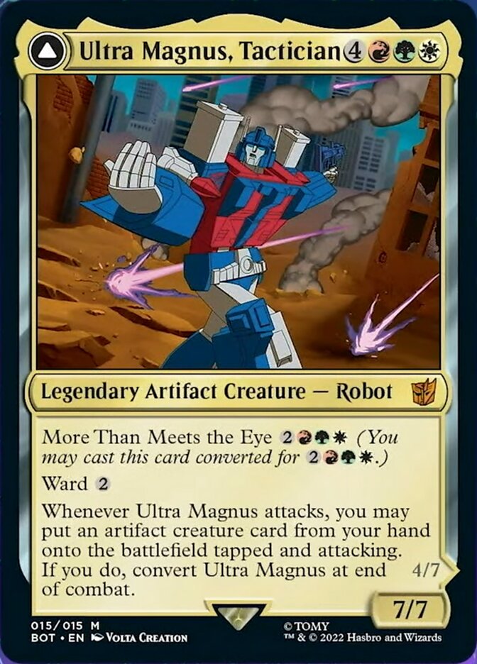 Ultra Magnus, Tactician // Ultra Magnus, Armored Carrier (BOT-015) [Transformers]: (convertdfc) Foil