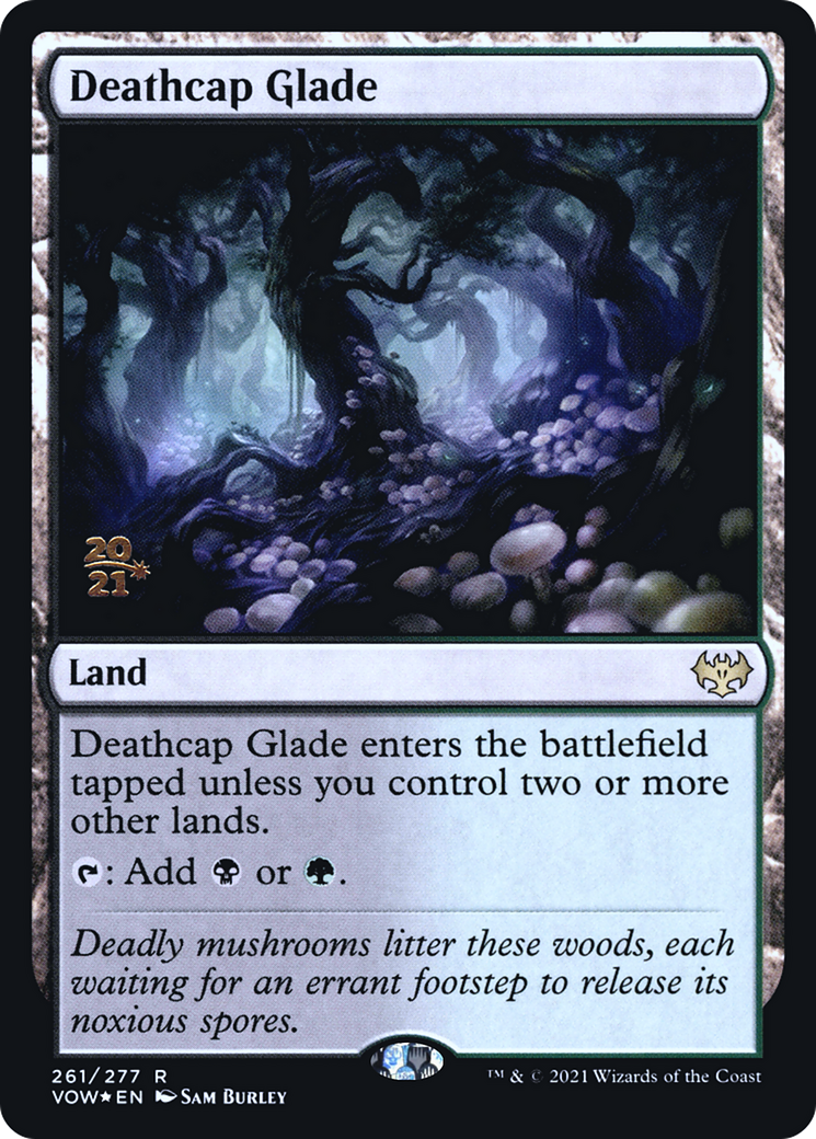 Deathcap Glade (PRE-261) [Innistrad: Crimson Vow Promos] Foil