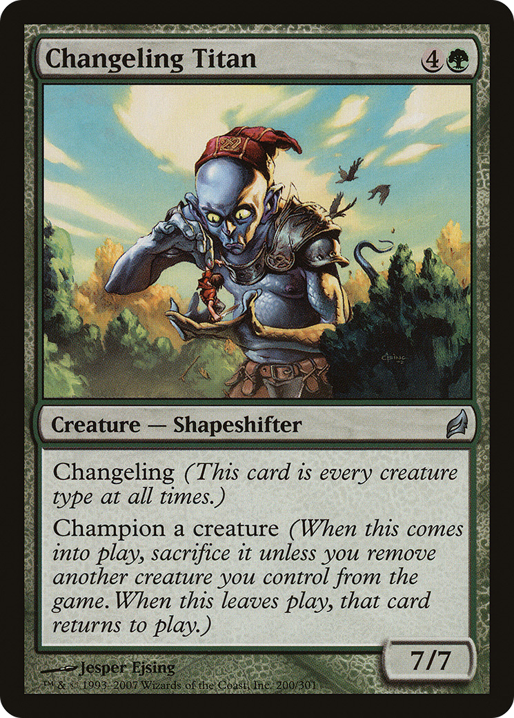 Changeling Titan (LRW-200) [Lorwyn] Foil