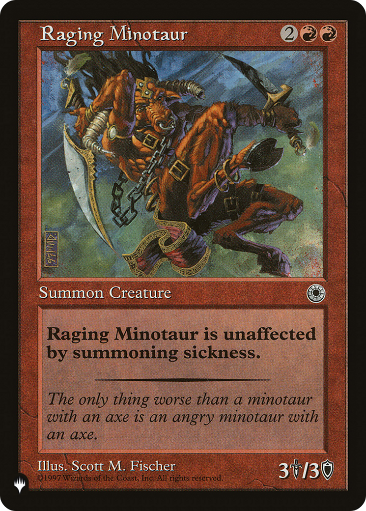 Raging Minotaur (LIST-POR-146) [The List]
