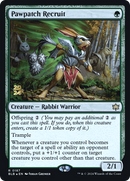 Pawpatch Recruit (PRE-187S) [Bloomburrow Promos] Foil