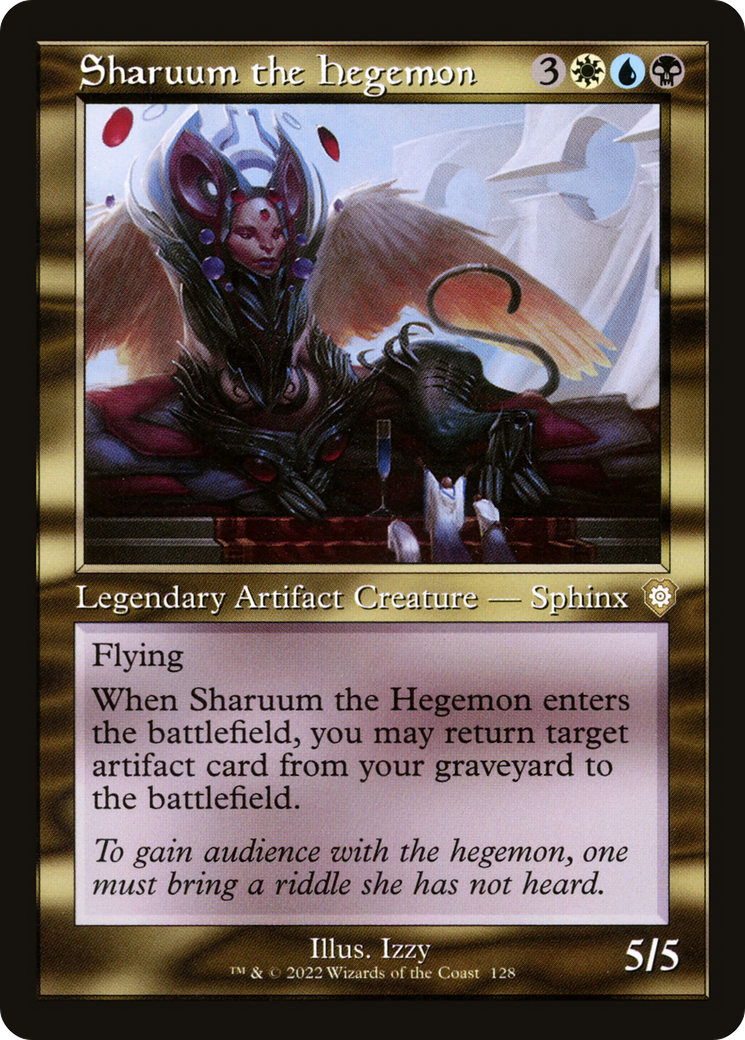 Sharuum the Hegemon (Retro Frame) (BRC-128) [The Brothers' War Commander]