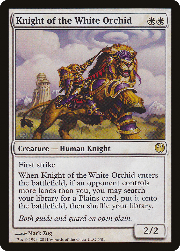 Knight of the White Orchid (DDG-006) [Duel Decks: Knights vs. Dragons]