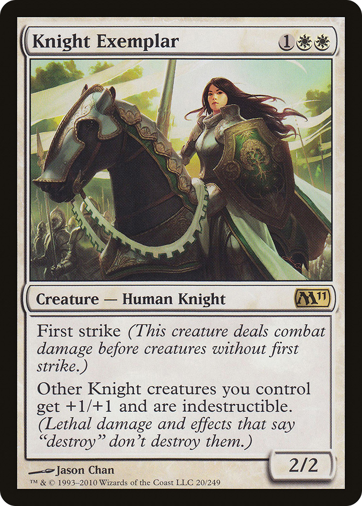 Knight Exemplar (M11-020) [Magic 2011] Foil