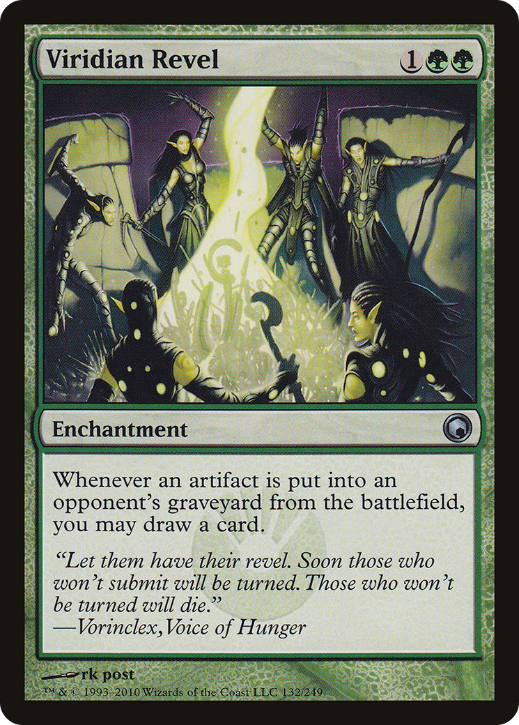 Viridian Revel (SOM-132) [Scars of Mirrodin]
