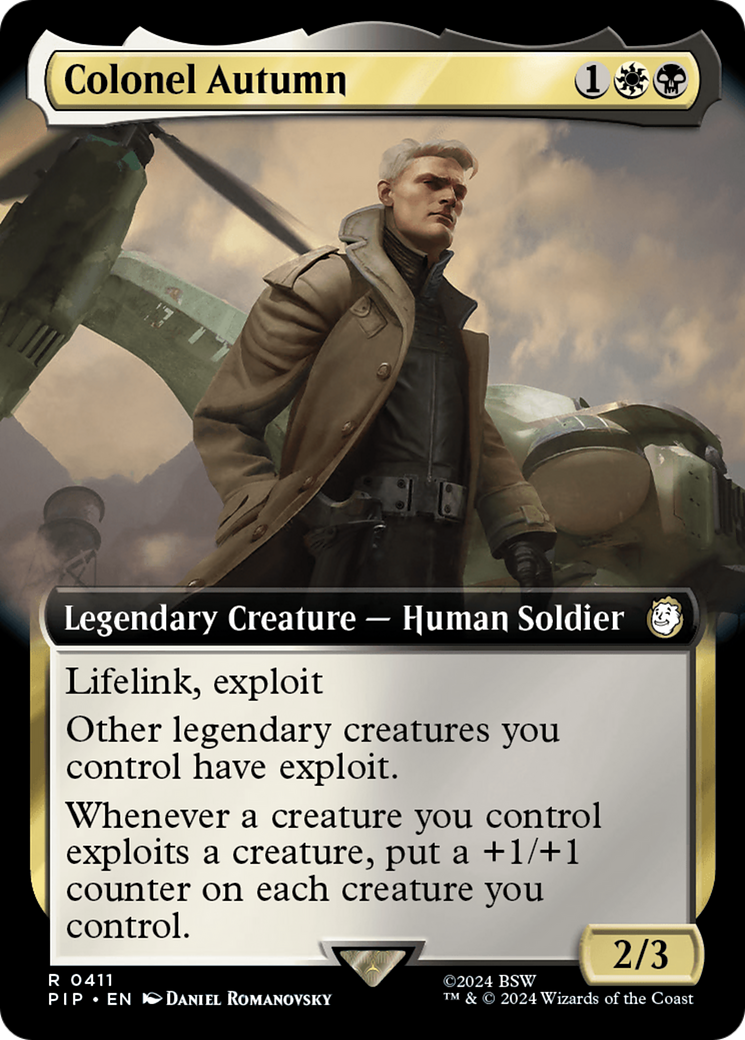 Colonel Autumn (PIP-411) [Fallout]: (Extended Art) Foil
