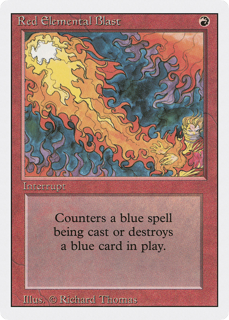 Red Elemental Blast (3ED-171) [Revised Edition]