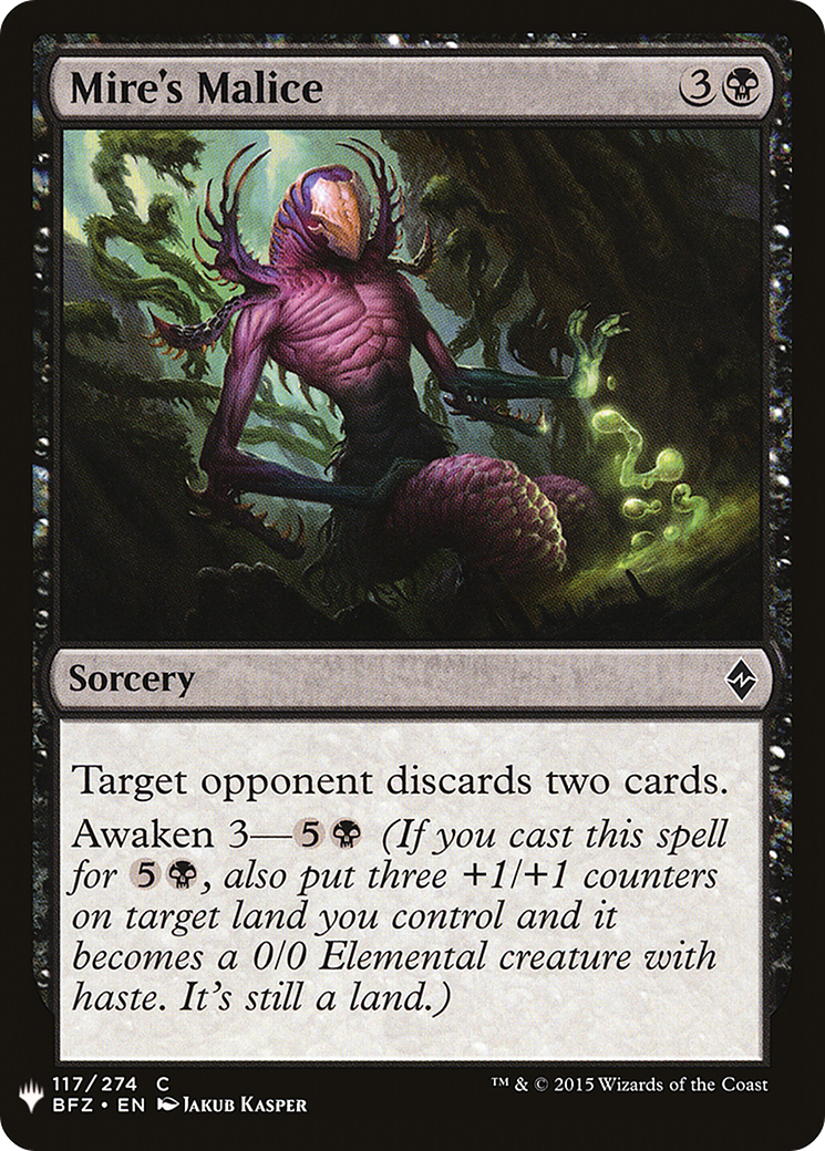 Mire's Malice (LIST-BFZ-117) [The List]