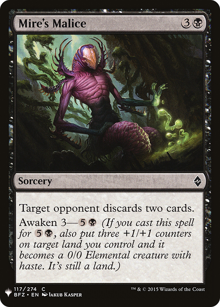 Mire's Malice (LIST-BFZ-117) [The List]