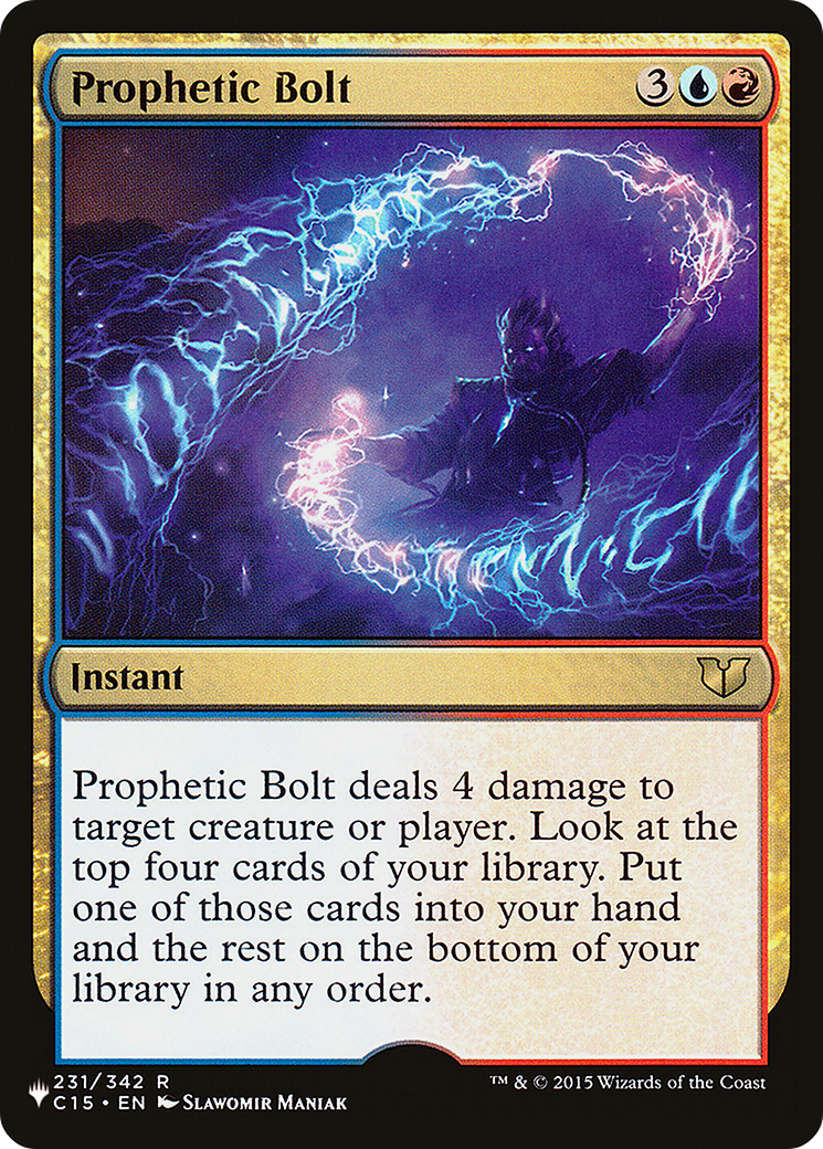 Prophetic Bolt (LIST-C15-231) [The List]