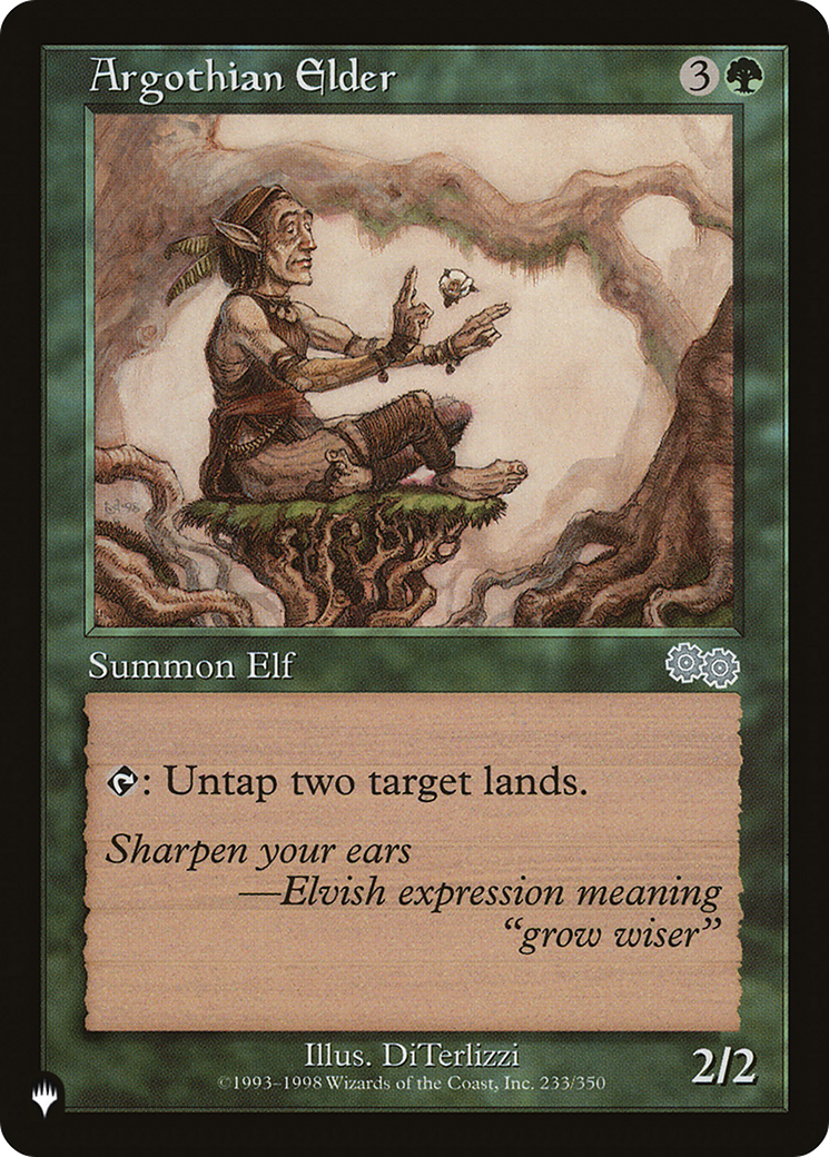 Argothian Elder (LIST-USG-233) [The List]