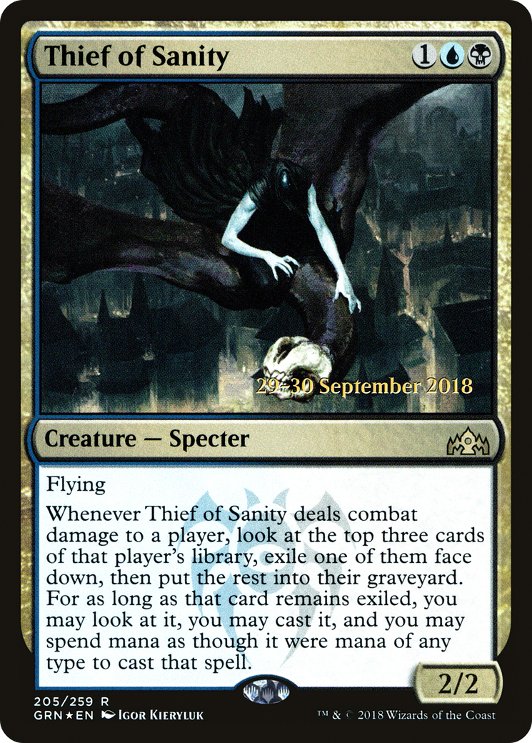 Thief of Sanity (PRE-205S) [Guilds of Ravnica Promos] Foil
