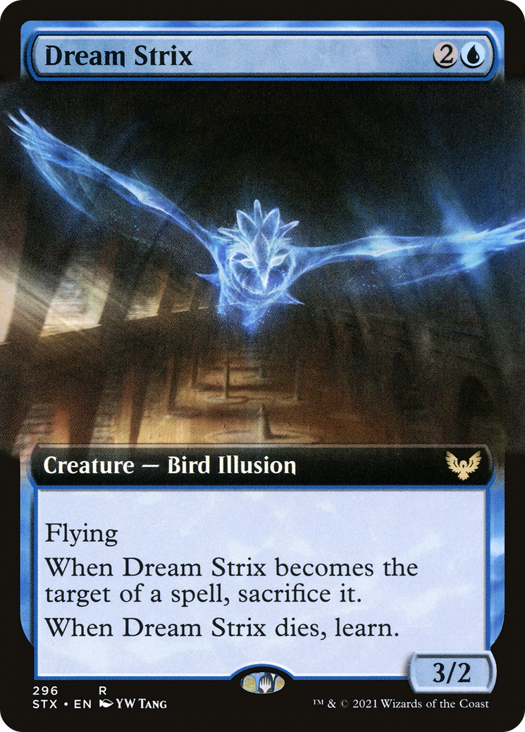 Dream Strix (Extended Art) (STX-296) [Strixhaven: School of Mages]
