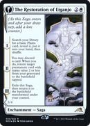 The Restoration of Eiganjo (PRE-034) [Kamigawa: Neon Dynasty Promos] Foil