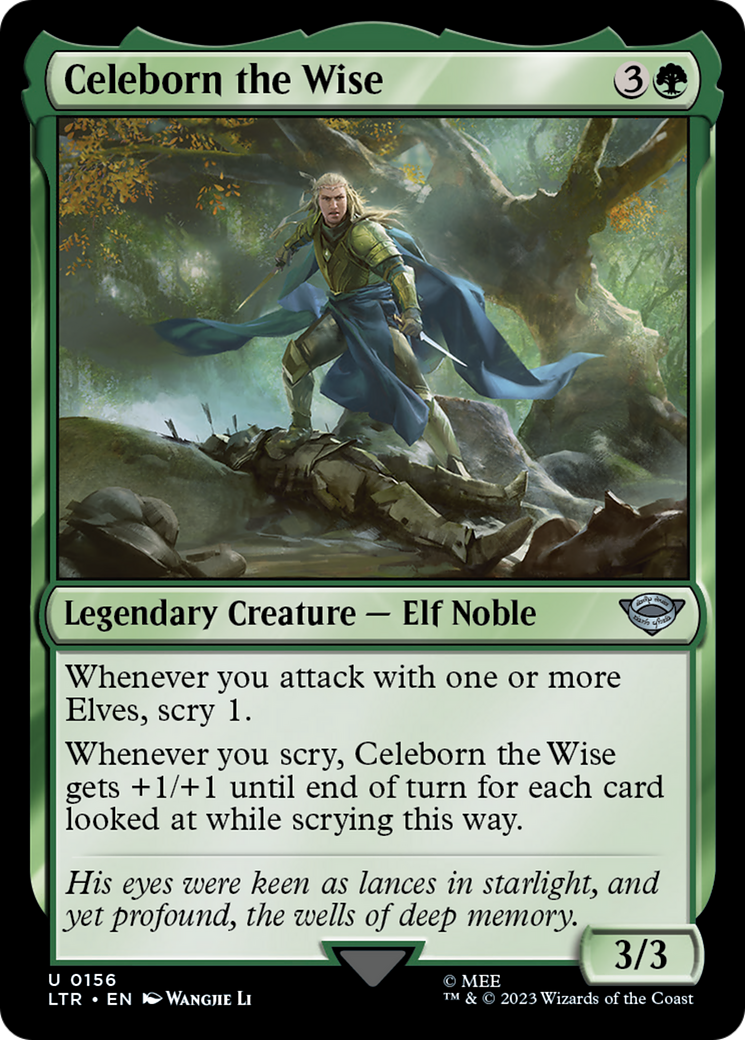 Celeborn the Wise (LTR-156) [The Lord of the Rings: Tales of Middle-earth] Foil