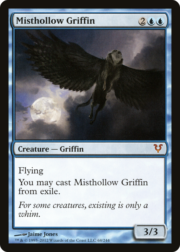 Misthollow Griffin (AVR-068) [Avacyn Restored]