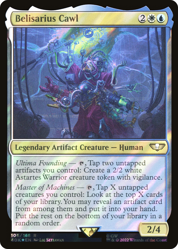 Belisarius Cawl (Surge Foil) (40K-106) [Warhammer 40,000 Commander] Foil