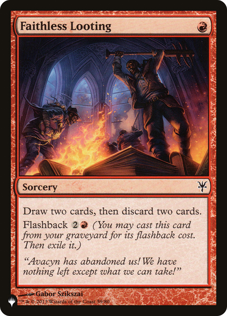 Faithless Looting (LIST-DDK-59) [The List]