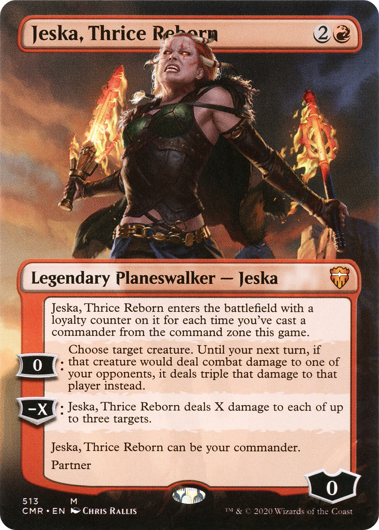 Jeska, Thrice Reborn (CMR-513) [Commander Legends] (Borderless) Foil