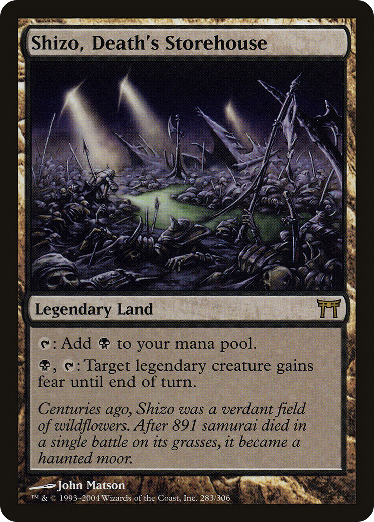Shizo, Death's Storehouse (CHK-283) [Champions of Kamigawa] Foil
