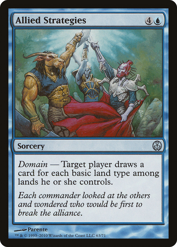 Allied Strategies (DDE-063) [Duel Decks: Phyrexia vs. the Coalition]