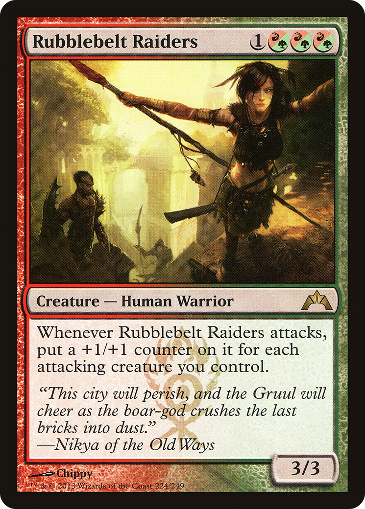 Rubblebelt Raiders (GTC-224) [Gatecrash] Foil