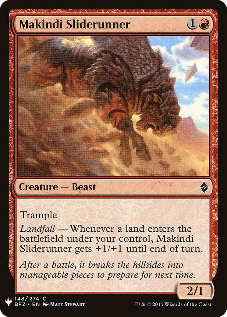 Makindi Sliderunner (LIST-BFZ-148) [The List]