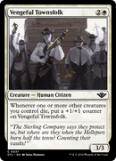 Vengeful Townsfolk (OTJ-037) [Outlaws of Thunder Junction] Foil