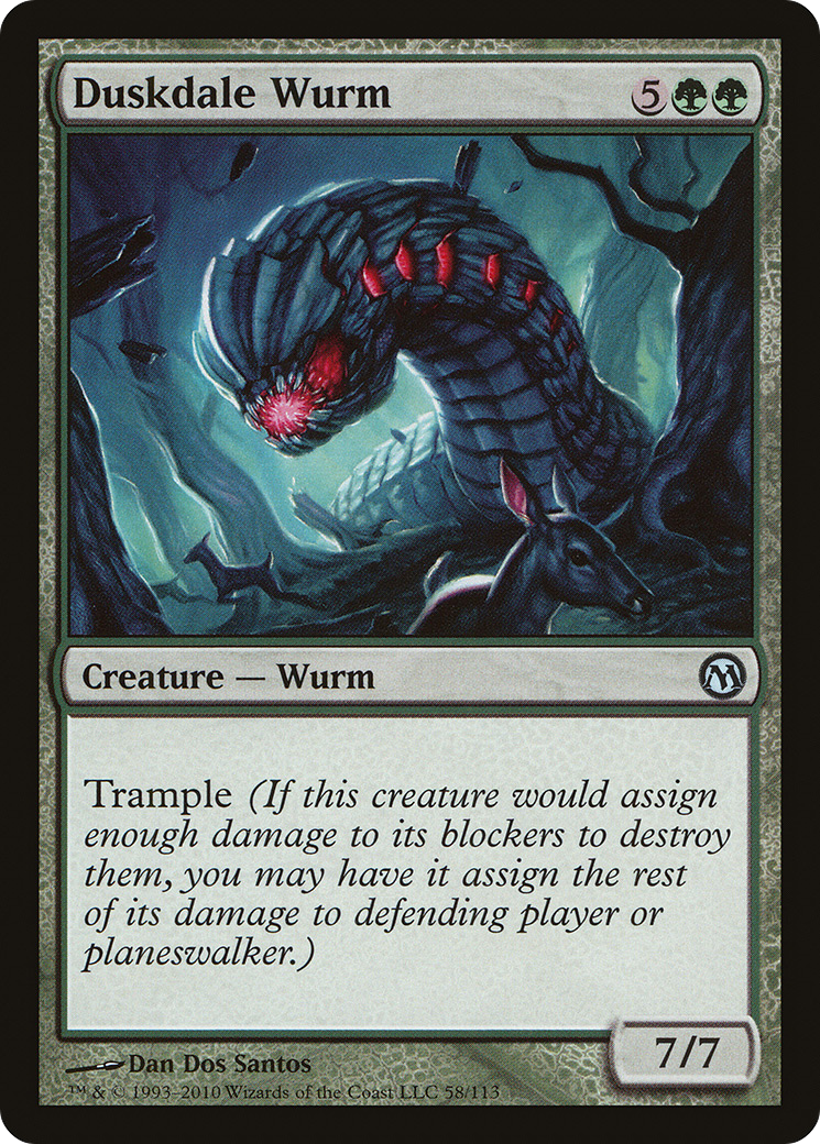 Duskdale Wurm (DPA-058) [Duels of the Planeswalkers]
