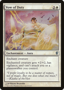Vow of Duty (CNS-087) [Conspiracy] Foil
