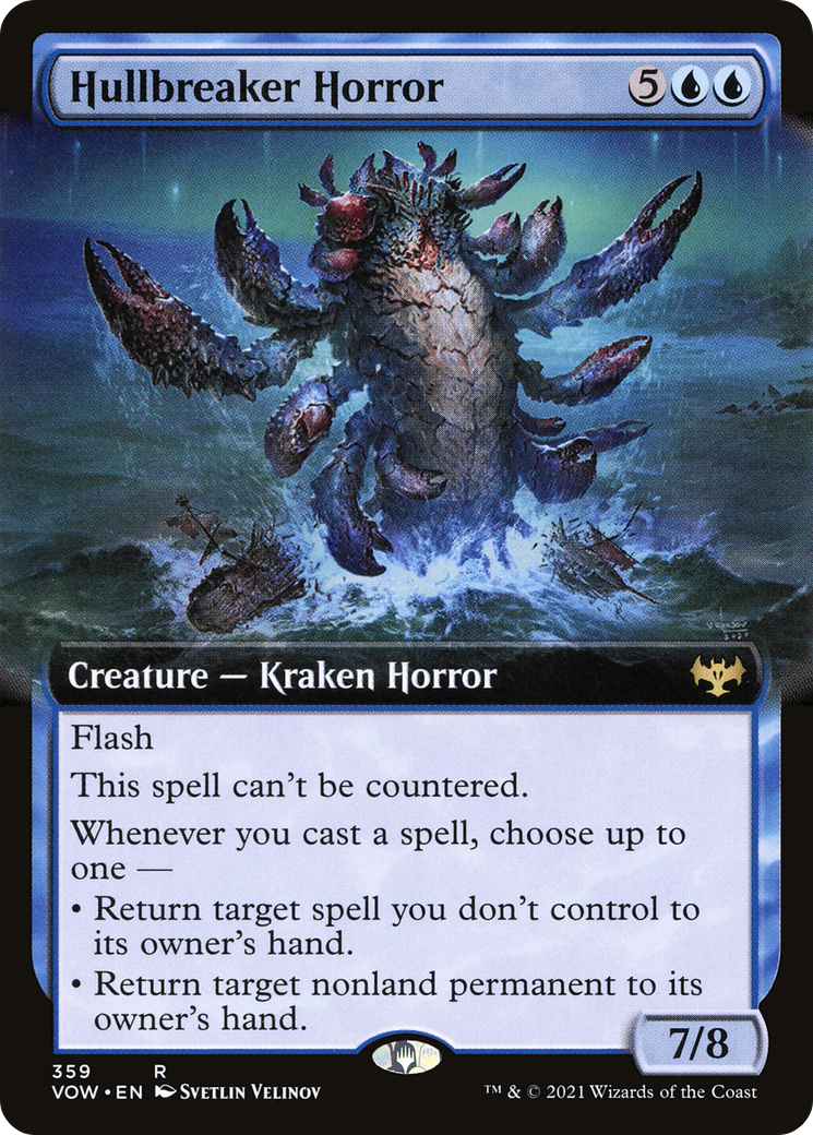 Hullbreaker Horror (Extended Art) (VOW-359) [Innistrad: Crimson Vow]