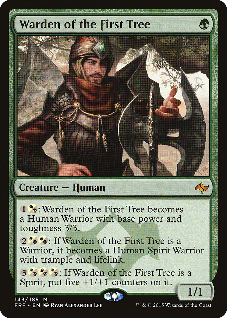 Warden of the First Tree (FRF-143) [Fate Reforged]