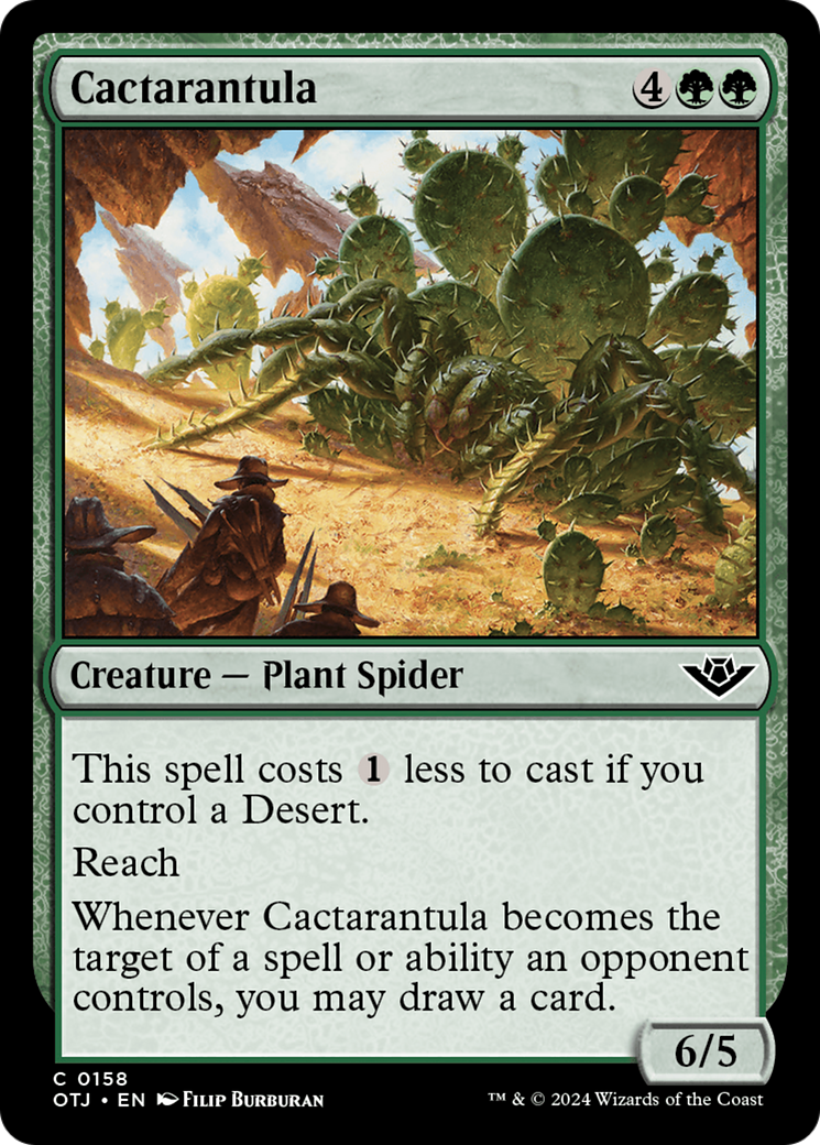 Cactarantula (OTJ-158) [Outlaws of Thunder Junction] Foil