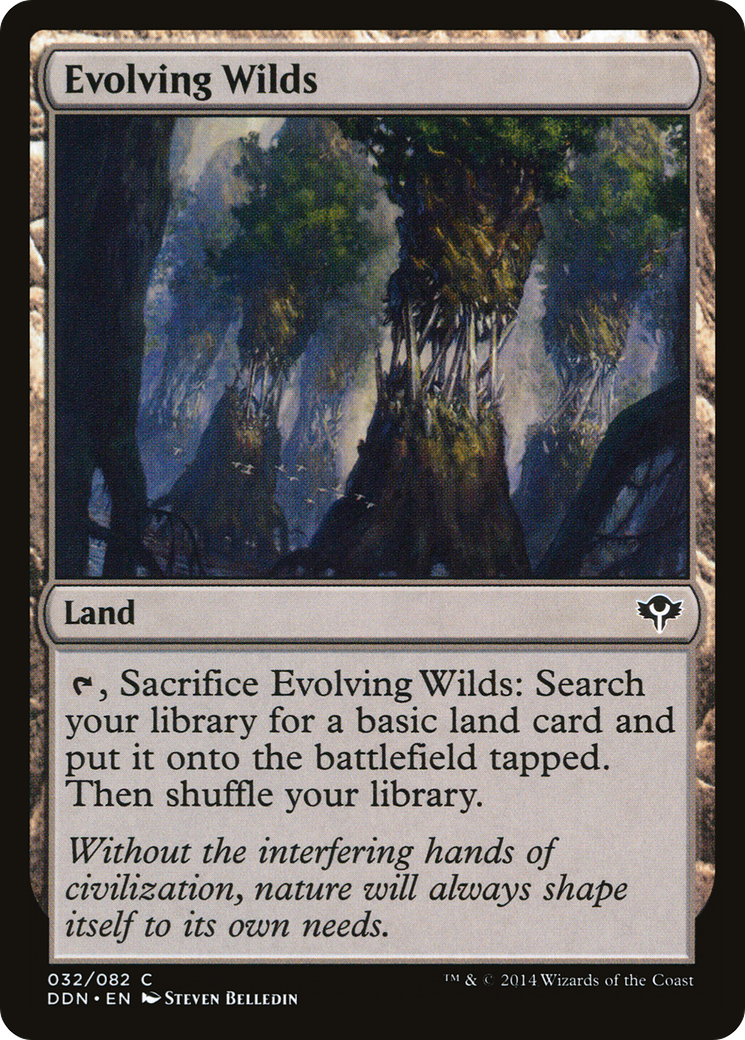 Evolving Wilds (DDN-032) [Duel Decks: Speed vs. Cunning]