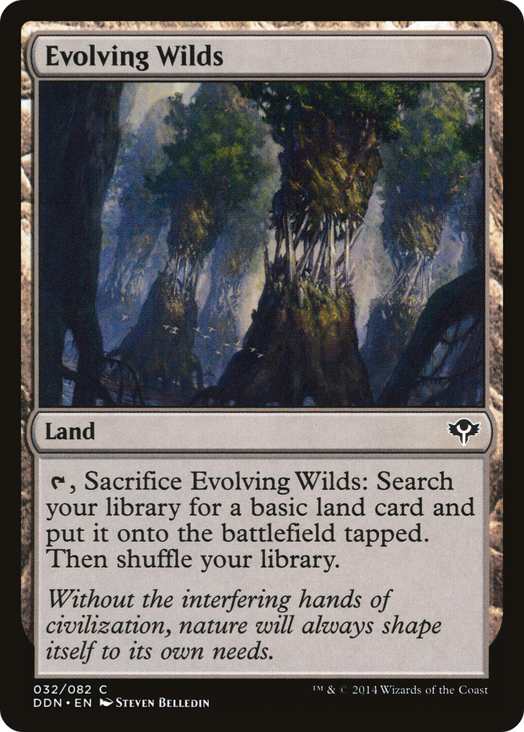 Evolving Wilds (DDN-032) [Duel Decks: Speed vs. Cunning]
