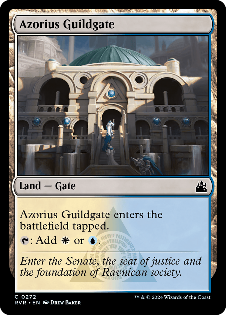 Azorius Guildgate (RVR-272) [Ravnica Remastered] Foil