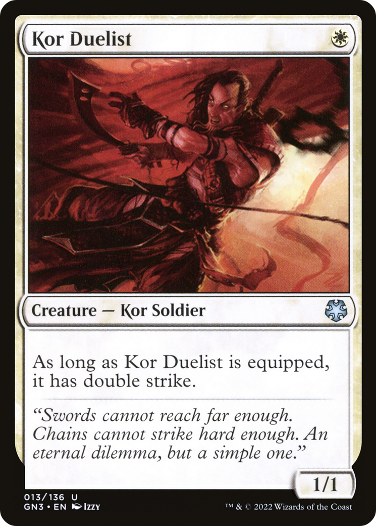 Kor Duelist (GN3-013) [Game Night: Free-for-All]