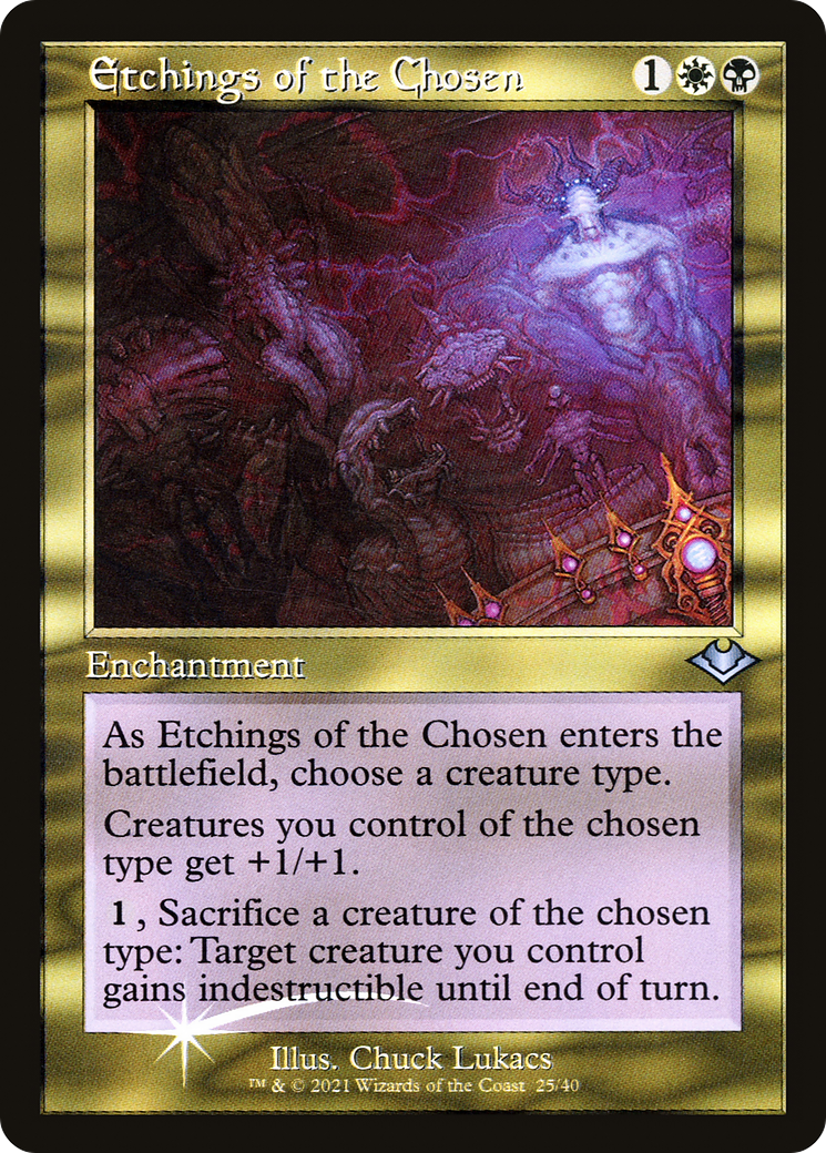 Etchings of the Chosen (MH1-025) [Modern Horizons 1 Timeshifts] Foil