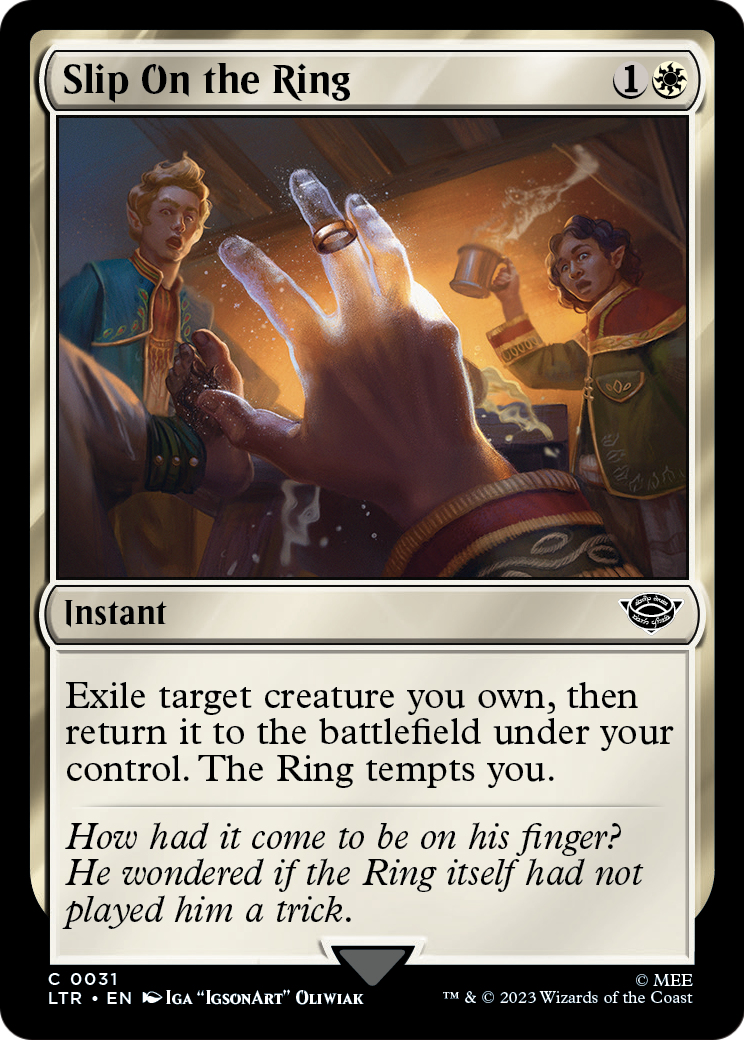 Slip on the Ring (LTR-031) [The Lord of the Rings: Tales of Middle-earth]