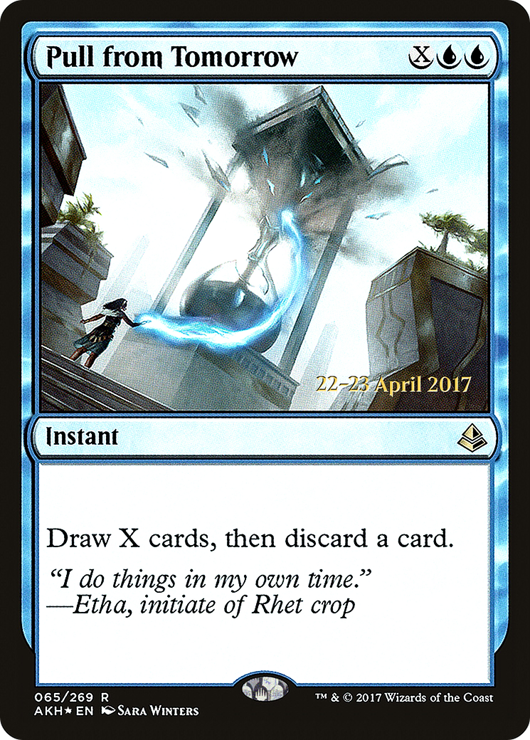 Pull from Tomorrow (PRE-65S) [Amonkhet Promos] Foil
